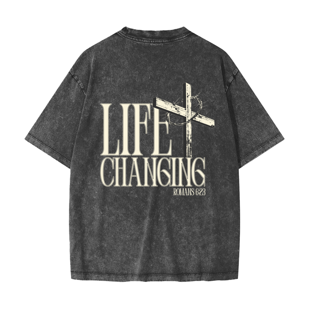 Heavyweight Snow Washed T-Shirt